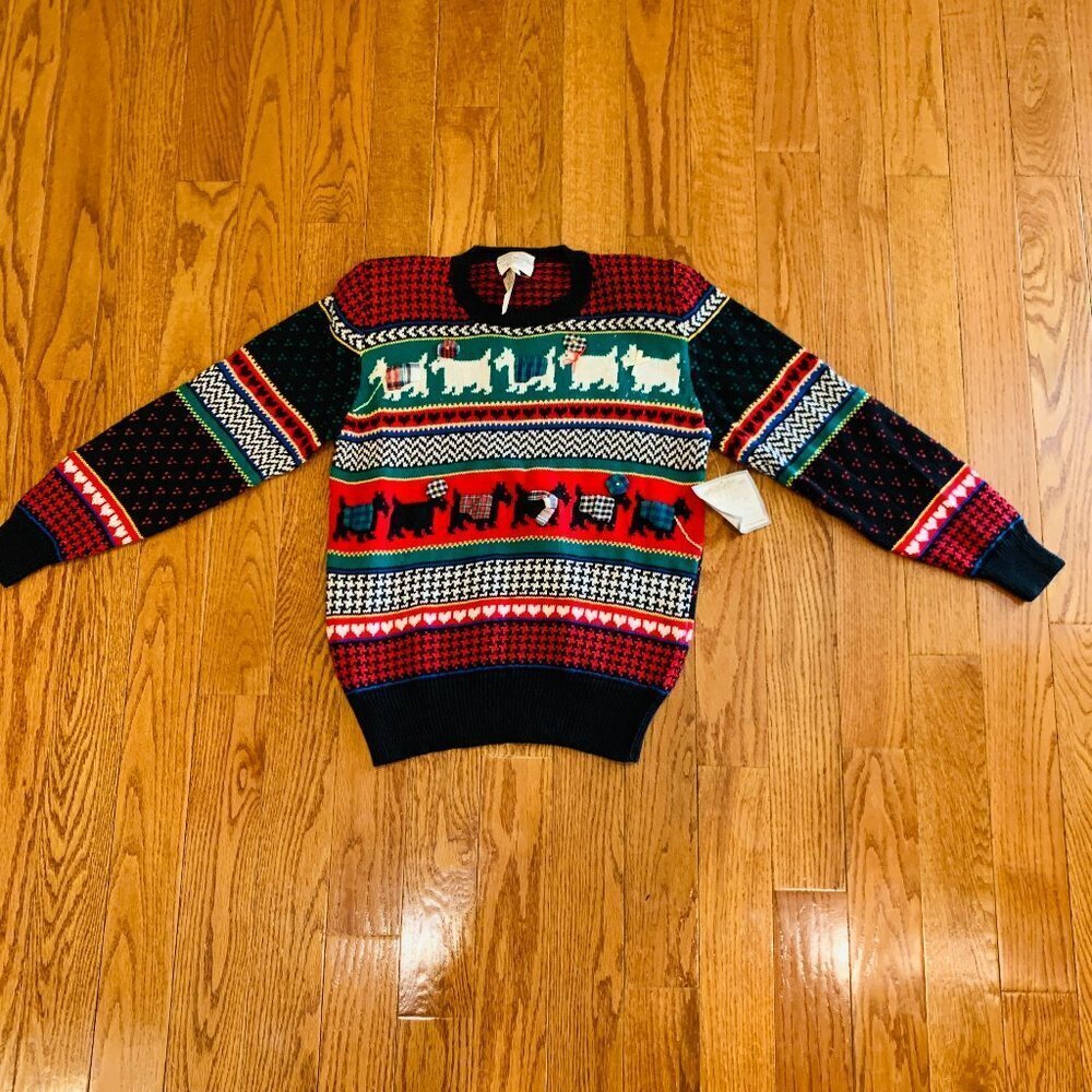 NWT Vintage Susan Bristol Knit Sweater Hand Embroidered 1992 - Picture 2 of 16